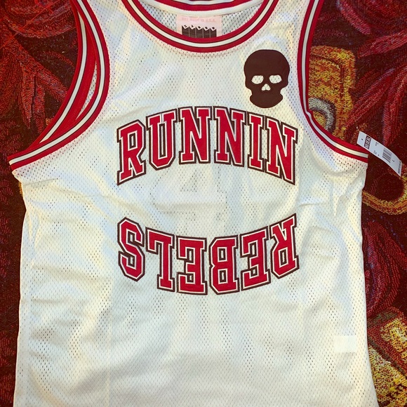 🆕🚹BWOOD “No Luve Running Rebels” Tank, LG-XL - Picture 3 of 8